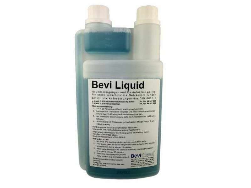 Bevi Liquid 1l Chemische Leitungsreinigung Bier Zubehör Reinigung Zapfanlage